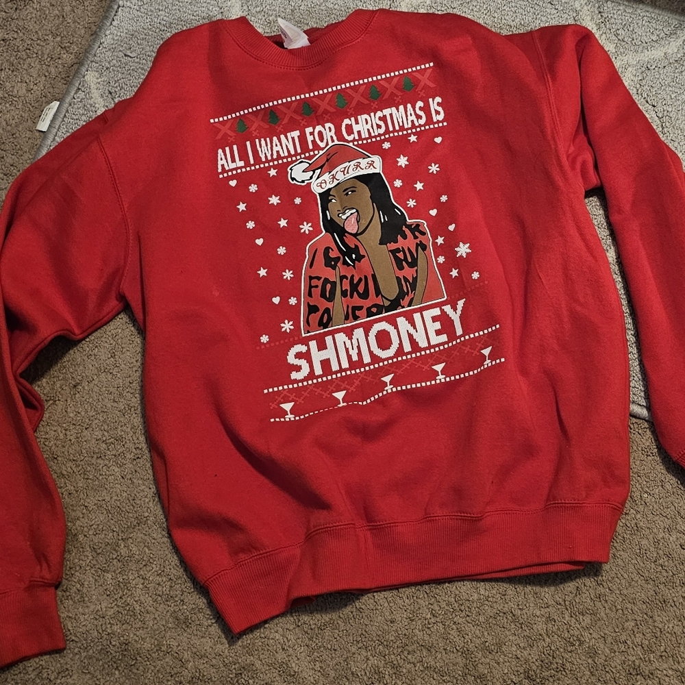 Ugly christmas sweater "Cardi B"